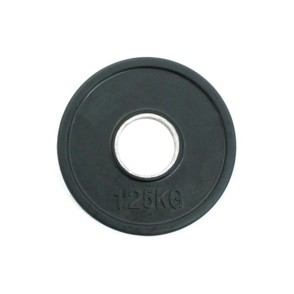 Δίσκος Λάστιχο Ολυμπιακού Τύπου με μεταλλικό δακτυλίδι 1.25kg Welfit ROP18-1.25